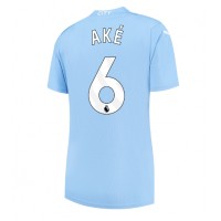 Dámy Fotbalový dres Manchester City Nathan Ake #6 2023-24 Domácí Krátký Rukáv